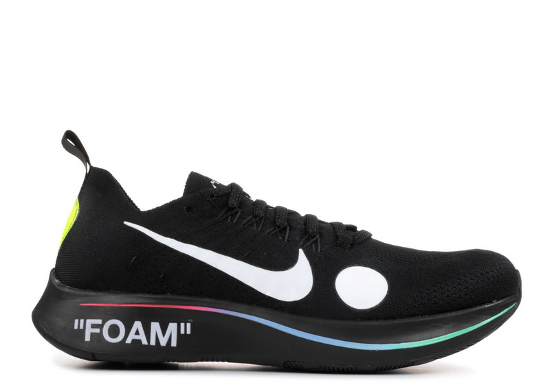 Authentic OFF-WHITE x Nike Zoom Fly Mercurial Black GS